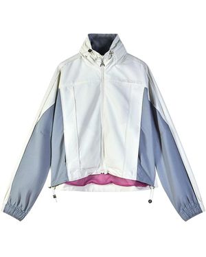 Patrizia Pepe Jassen ,Veelkleurig ,Leer Licht Jack - Blauw