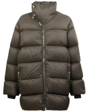 Rick Owens Jassen ,Bruin ,Katoen Concordians Turtle Coat - Groen
