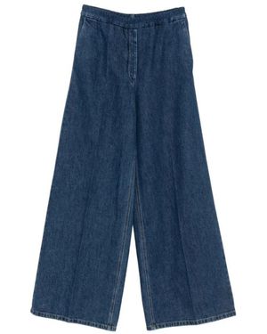 forte_forte Wide Jeans - Blue