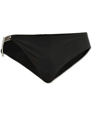 Rick Owens Briefs mit applikation - Schwarz