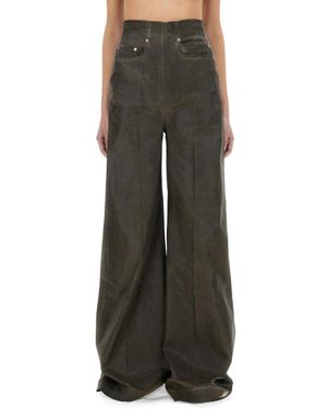 Rick Owens Wide Jeans - Verde