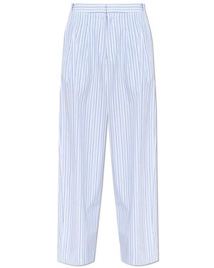 Rag & Bone Broeken ,Blauw ,Katoen Katoenen Pinstripe Broek
