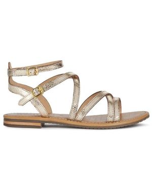 Geox Flat Sandals - Metálico