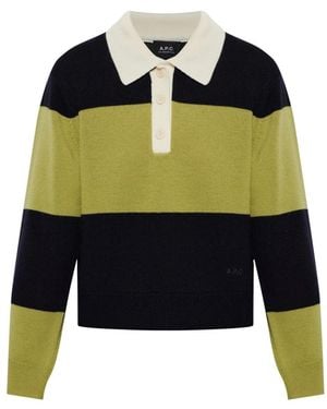 A.P.C. Polo Shirts - Verde