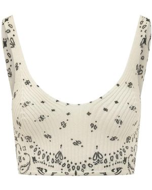 Kujten Truien & Vesten ,Wit ,Wol Guapa Top - Metallic