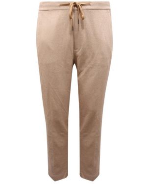 Paolo Pecora Slim-Fit Trousers - Natural