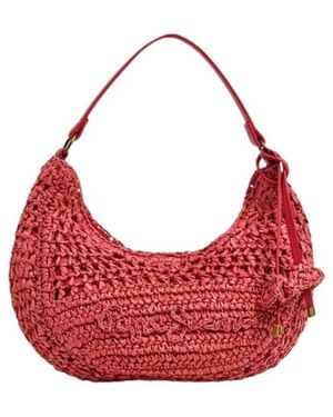 Pepe Jeans Ziggy Balm Crescent Bag - Rot
