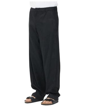 ARMANI EXCHANGE Wide Trousers - Black