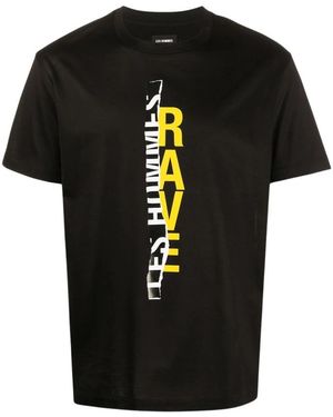 Les Hommes Tops ,Zwart ,T-Shirts