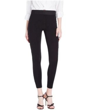 Twinset Legging Met Kanten Inzetstuk - Blauw