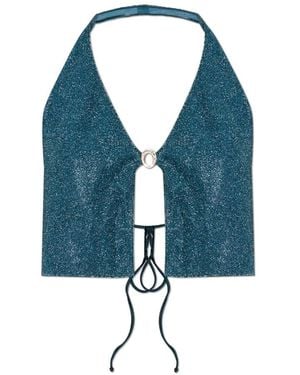 Oséree Tops ,Blauw ,Lumiere 90S Top