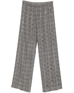 Ermanno Scervino Straight Trousers - Grey