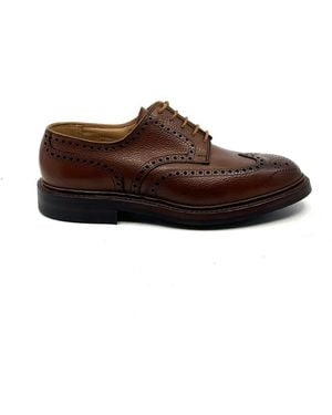 Crockett & Jones Schoenen ,Bruin ,Leer Pembroke Derby