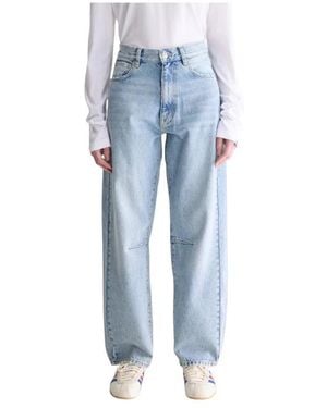 Bellerose Wide Jeans - Azul