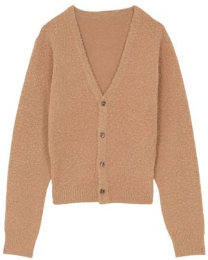 R13 Split Hem Cardigan - Naturel