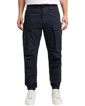 G-Star Cargo 3D Regular Tapered Cuffed Pants - Blauw