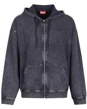 DIESEL S-Boxt Hood Zip Sweatshirt - Blauw