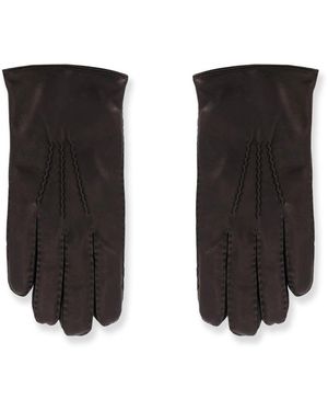 Orciani Genähte Handschuhe - Schwarz