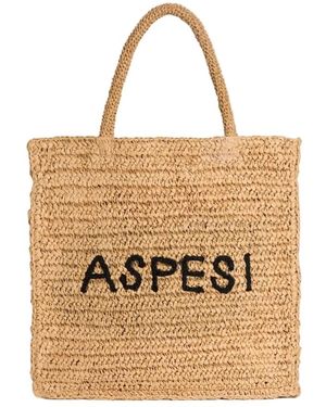 Aspesi Tote Bags - Natural