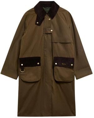 Barbour Kirklees Gewaxte Jas - Bruin