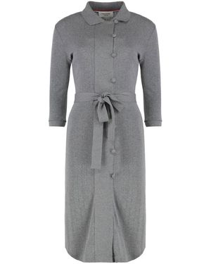 Thom Browne Knitted Dresses - Grey