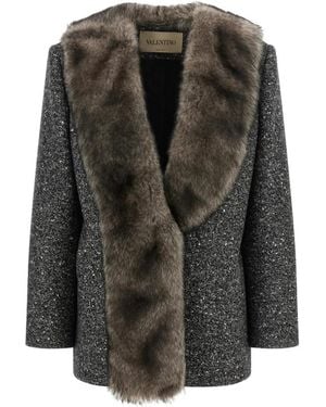 Valentino Garavani Tweed Jackets - Black