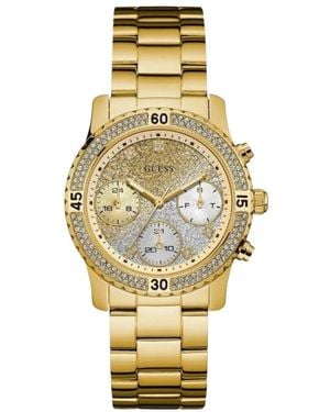 Guess Accessoires ,Geel ,Confetti Horloge - Metallic