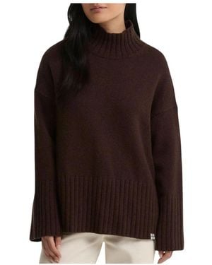 Barbour May Funnel Neck Trui - Bruin