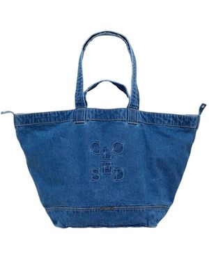 Closed Tote Bags - Blu