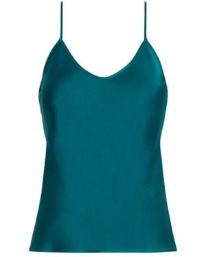 Max Mara Tops ,Groen ,Satijn Satin Top