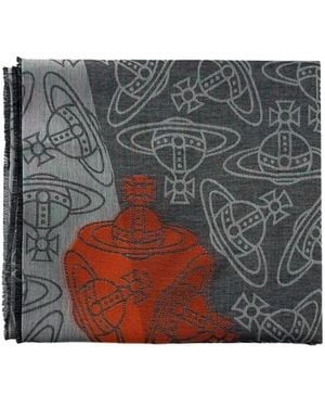 Vivienne Westwood Winter Scarves - Grey