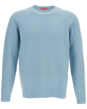 Drumohr Round-Neck Knitwear - Blu
