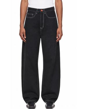 BeWider Jeans ,Zwart ,Denim Super Loose Denim