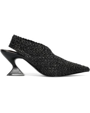 Jeannot Aj651 Rafia Pump - Zwart