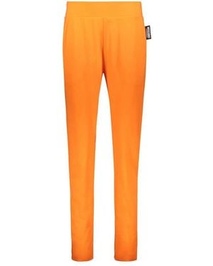Moschino Elastische Taille Baumwollhose - Orange