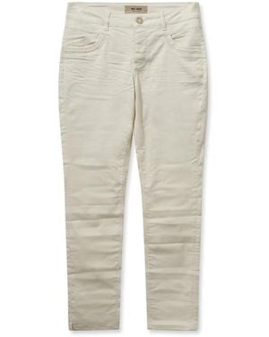 Mos Mosh Slim-Fit Trousers - Natural