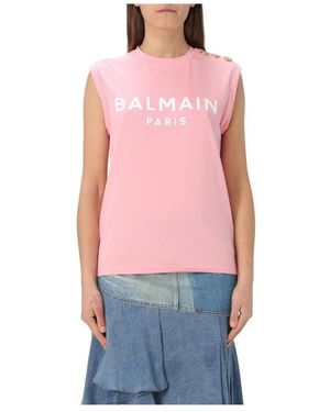 Balmain T-Shirts - Rosa