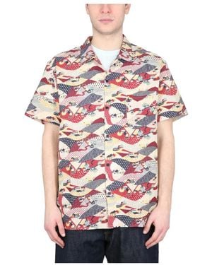 YMC Short Sleeve Shirts - Red