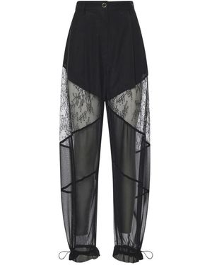 Pinko Wide Trousers - Black