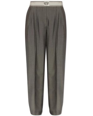 Versace Wol-Mohair Broek - Grijs