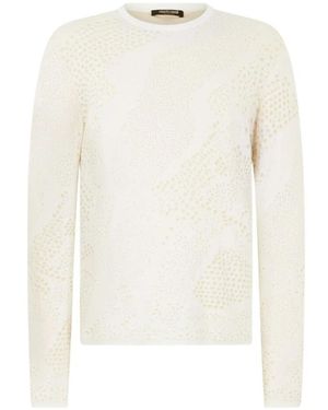 Roberto Cavalli Round-Neck Knitwear - Bianco