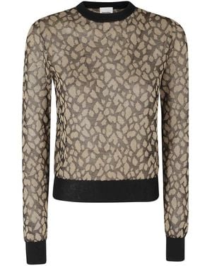Nanushka Round-Neck Knitwear - Grey