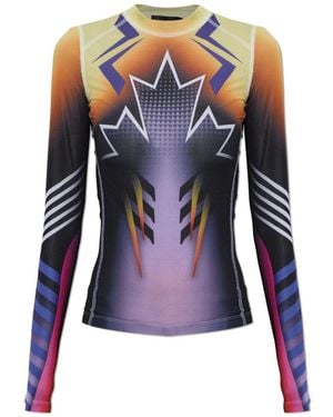 DSquared² Long Sleeve Tops - Blu
