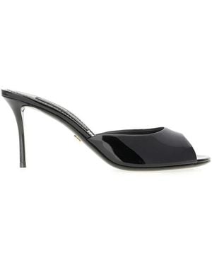 Dolce & Gabbana Heeled Mules - Black