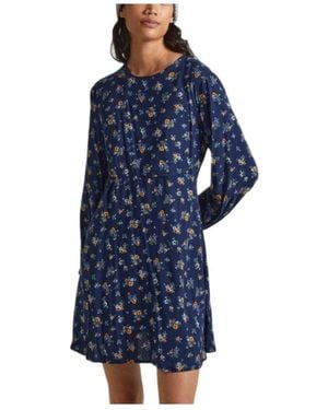 Pepe Jeans Short Dresses - Blue