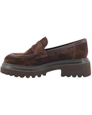 Frau Schoenen ,Bruin ,Leer Loafers