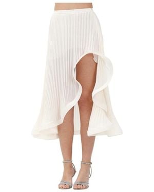 SIMONA CORSELLINI Short Skirts - White