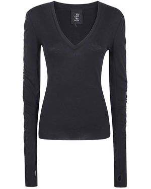 Thom Krom V-Neck Truien - Blauw
