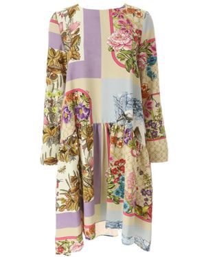 Vivetta Kleedjes ,Veelkleurig ,Polyester Geprinte Cady Jurk - Meerkleurig