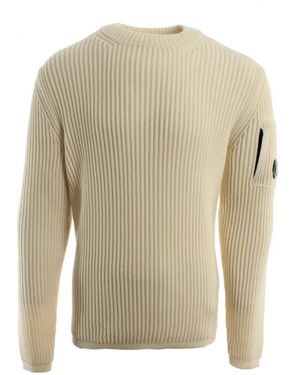 C.P. Company Round-Neck Knitwear - Natural